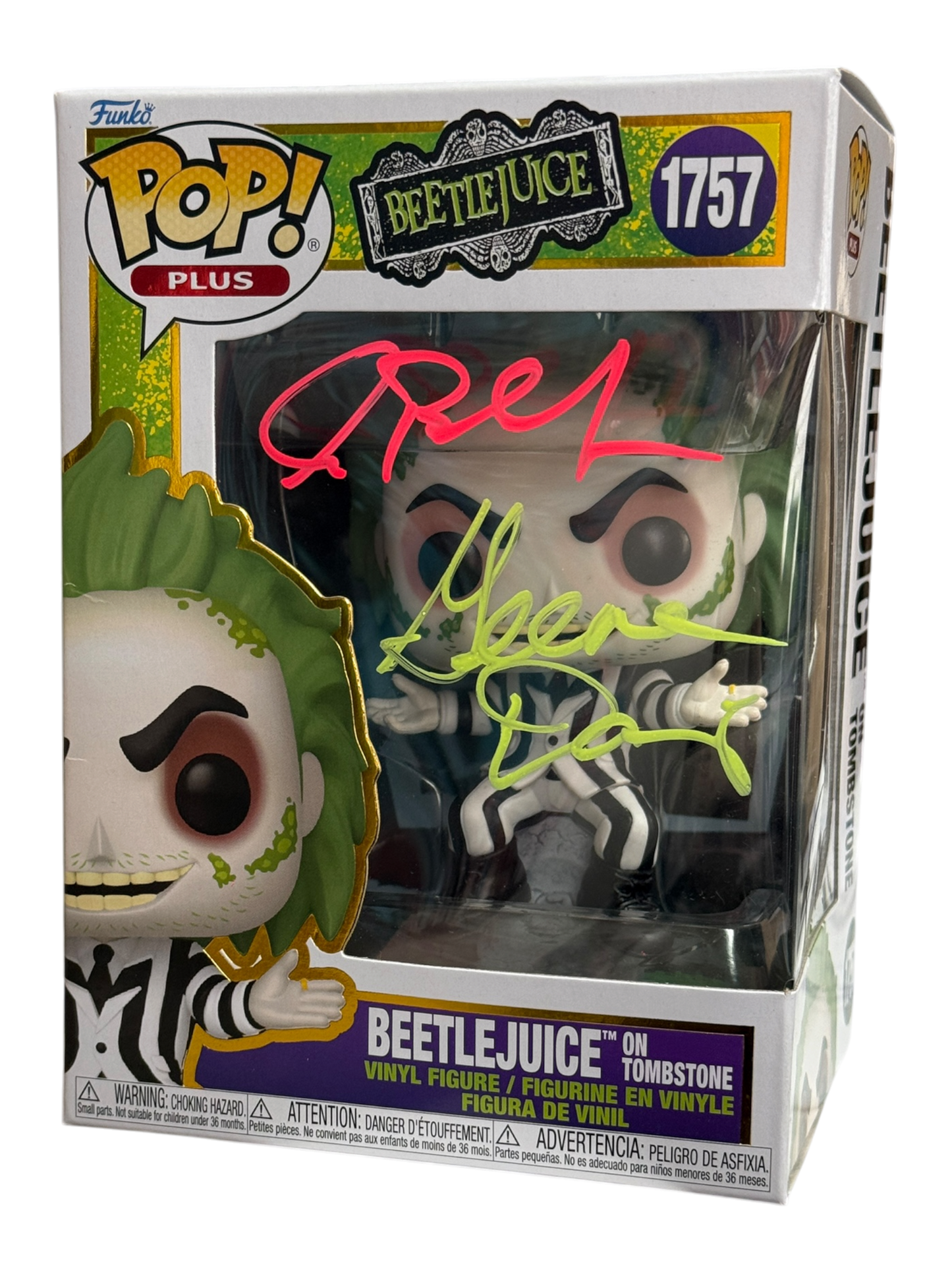 Alec Baldwin & Geena Davis: Beetlejuice on Tombstone Funko Pop! #1757 (#/10)