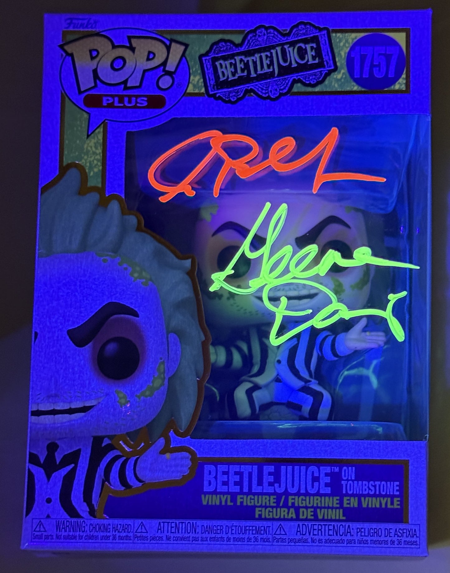Alec Baldwin & Geena Davis: Beetlejuice on Tombstone Funko Pop! #1757 (#/10)