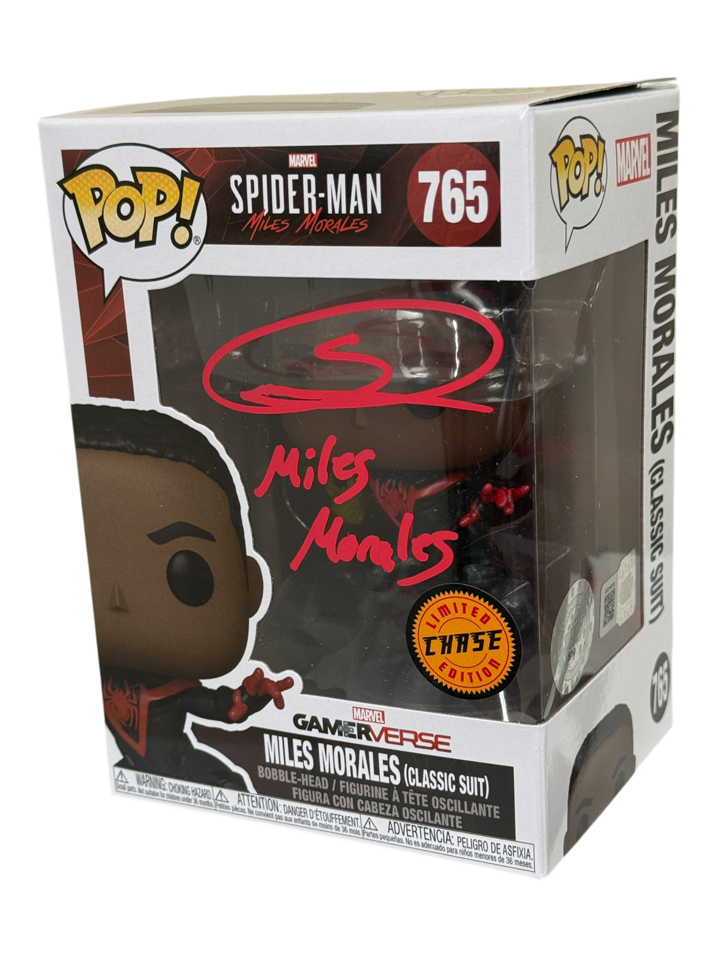 Shameik Moore Marvel Spider-Man Miles Morales LE Chase Funko Pop! #765 (#/10)