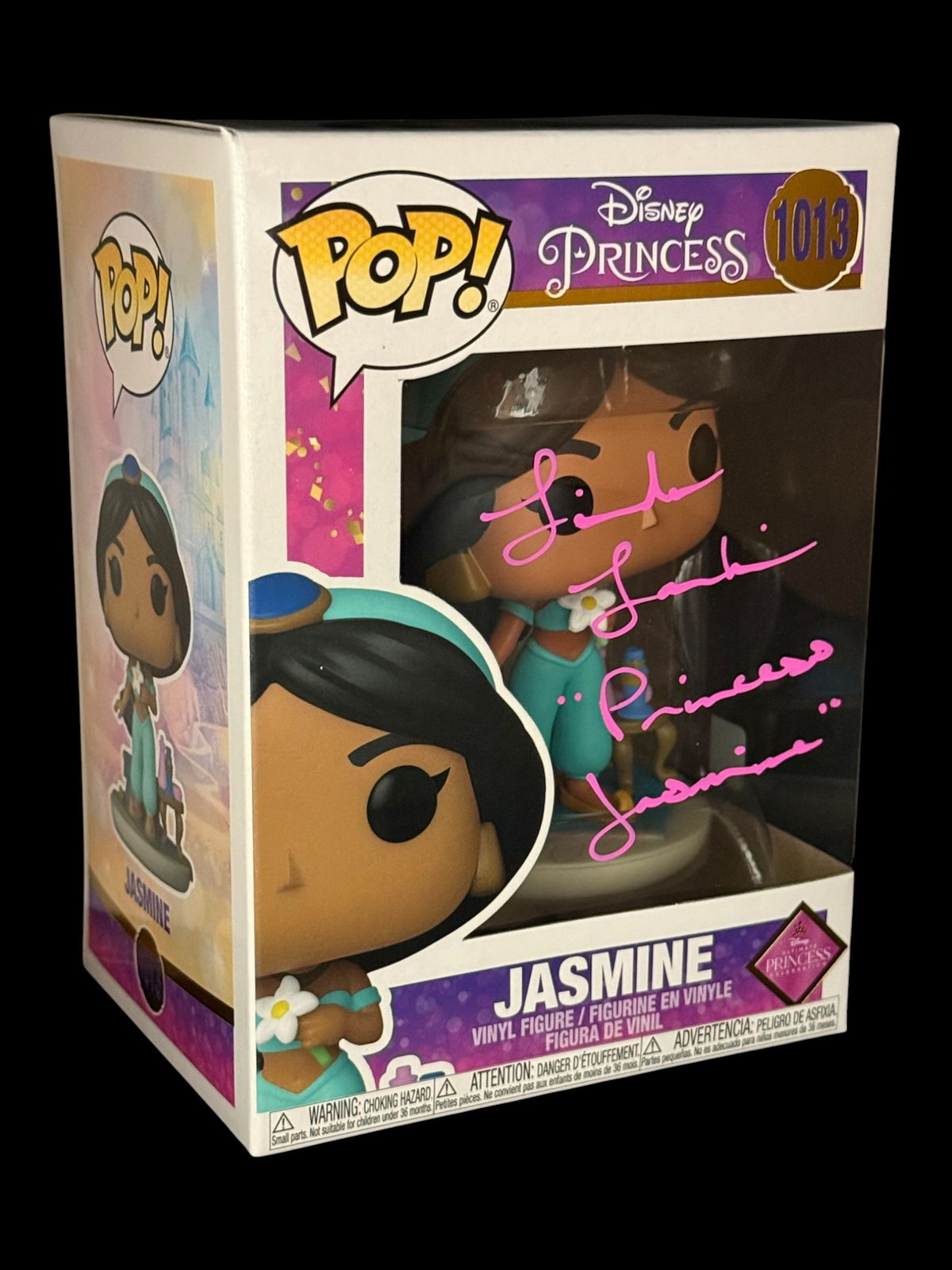 Linda Larkin signed Disney Princess Jasmine Funko Pop! 1013