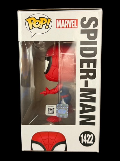 Christopher Daniel Barnes signed Marvel Spider-Man Funko Pop 1422 Blue