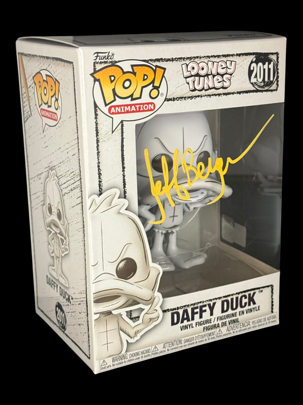 Jeff Bergman signed Looney Tunes Daffy Duck Funko Pop! 2011