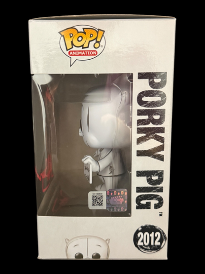 Jeff Bergman signed Looney Tunes Porky Pig Funko Pop! 2012