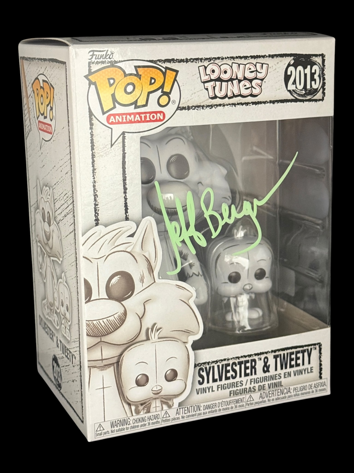 Jeff Bergman signed Looney Tunes Sylvester & Tweety Funko Pop! 2013