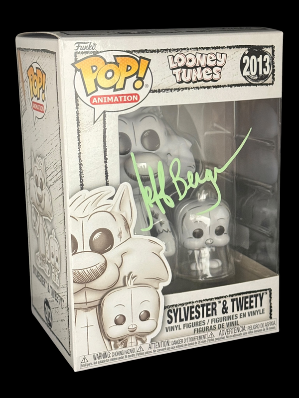 Jeff Bergman signed Looney Tunes Sylvester & Tweety Funko Pop! 2013