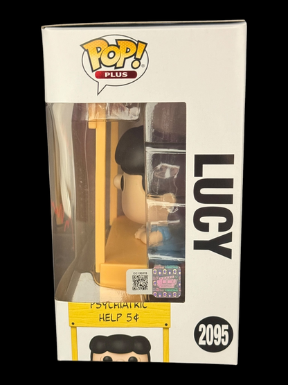 Melanie Kohn signed Peanuts Lucy Funko Pop! Plus Red