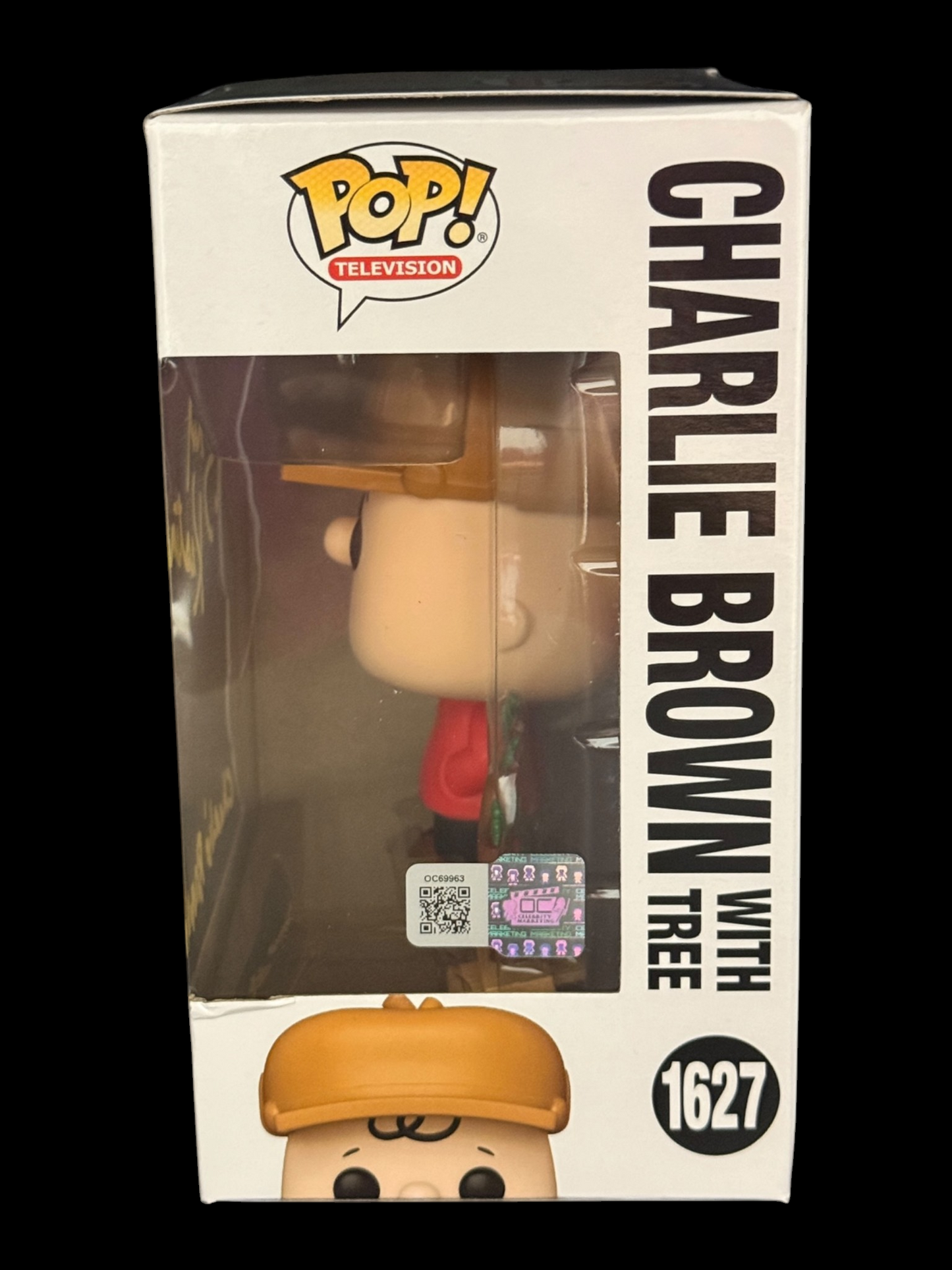 Brad Kesten signed Peanuts Charlie Brown with Tree Funko Pop! 1627