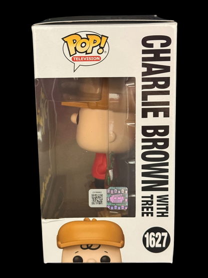 Brad Kesten signed Peanuts Charlie Brown with Tree Funko Pop! 1627