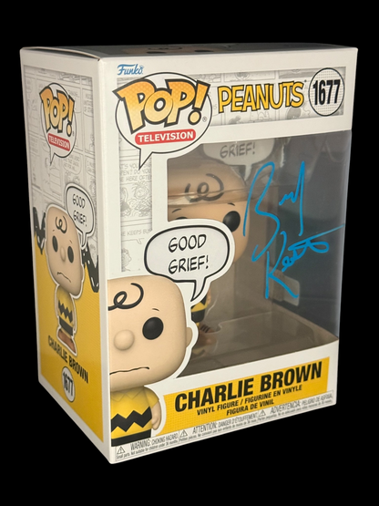 Brad Kesten signed Peanuts Charlie Brown Funko Pop! 1677