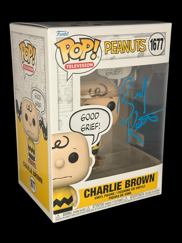 Brad Kesten signed Peanuts Charlie Brown Funko Pop! 1677