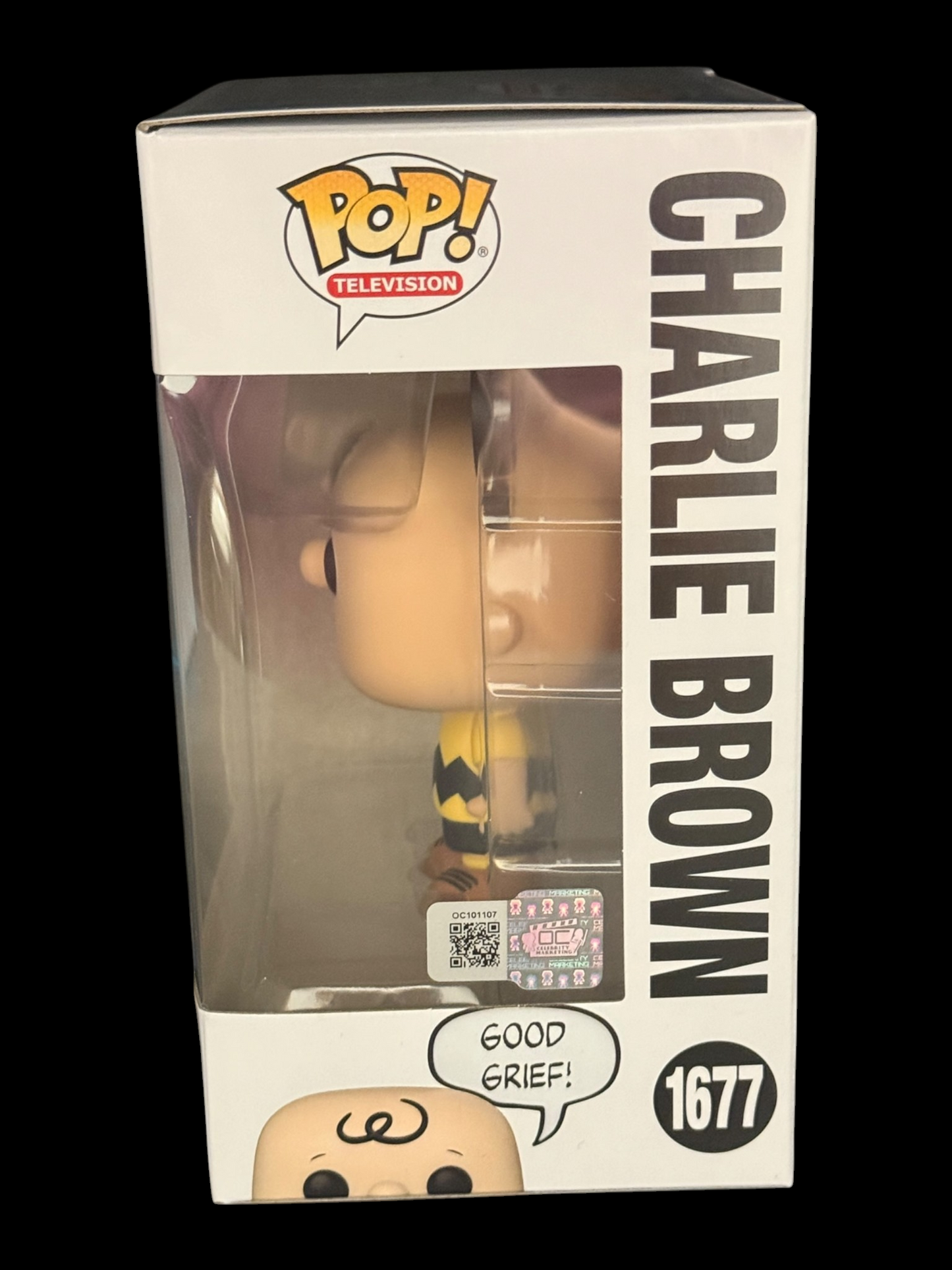 Brad Kesten signed Peanuts Charlie Brown Funko Pop! 1677