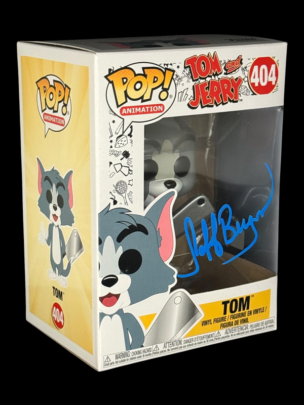 Jeff Bergman signed Tom and Jerry Tom Funko Pop! 404