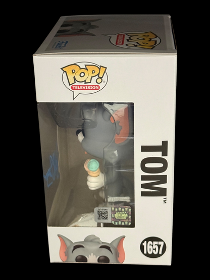 Jeff Bergman signed Tom and Jerry Tom Funko Pop! 1657