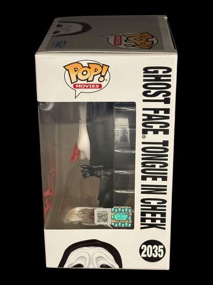 Dave Sheridan signed Ghost Face Tongue in Cheek Funko Pop! 2035