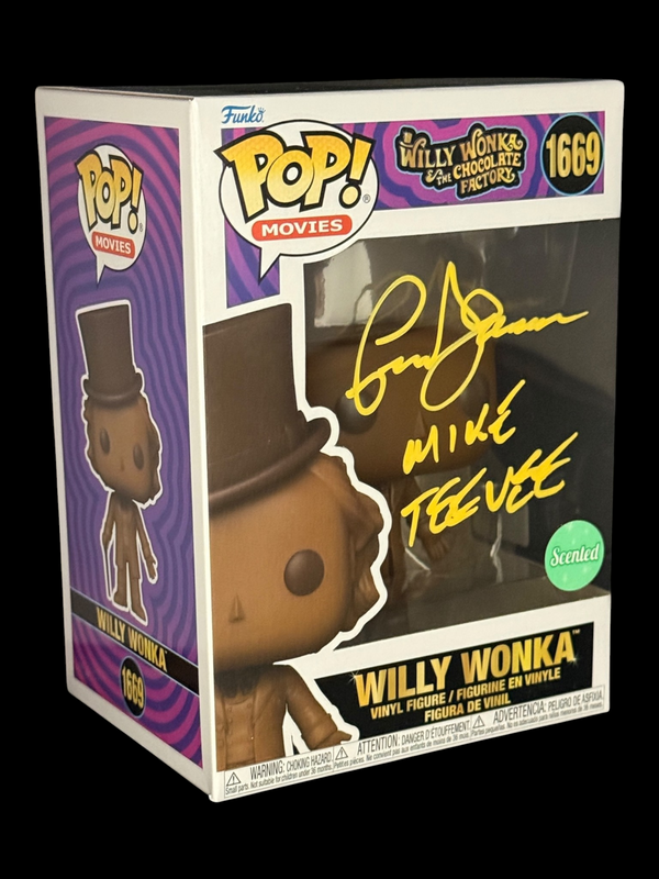 Paris Themmen signed Willy Wonka & The Chocolate Factory Scented Willy Wonka Funko Pop! 1669