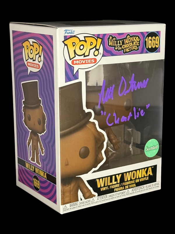 Peter Ostrum signed Willy Wonka & The Chocolate Factory Scented Willy Wonka Funko Pop! 1669