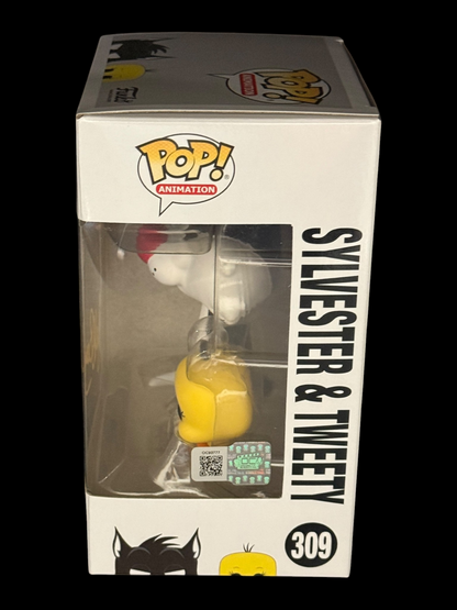 Jeff Bergman signed Looney Tunes Sylvester & Tweety Funko Pop! 309 Yellow