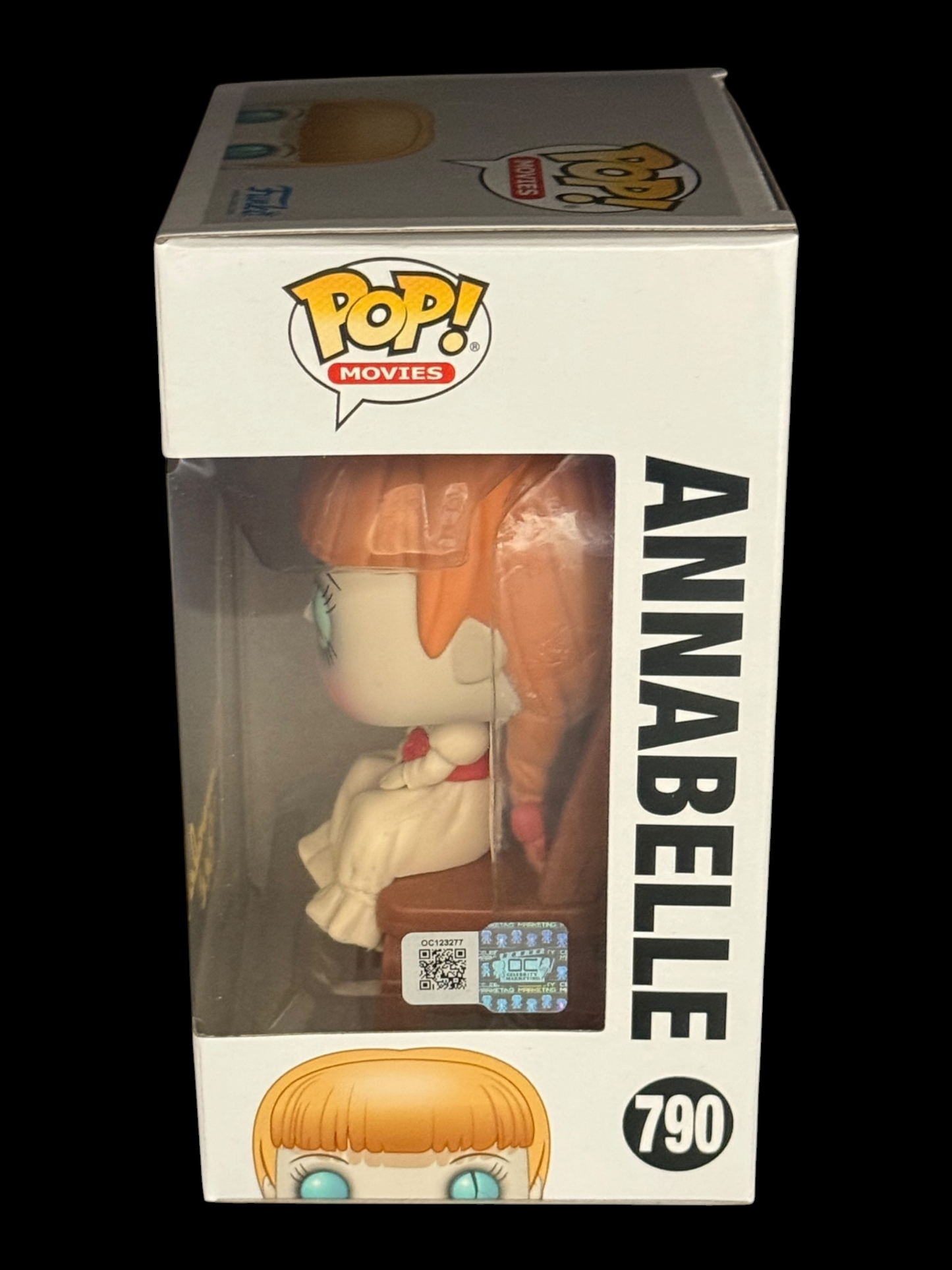 Samara Lee signed Annabelle Comes Home Annabelle Funko Pop! 790 Yellow