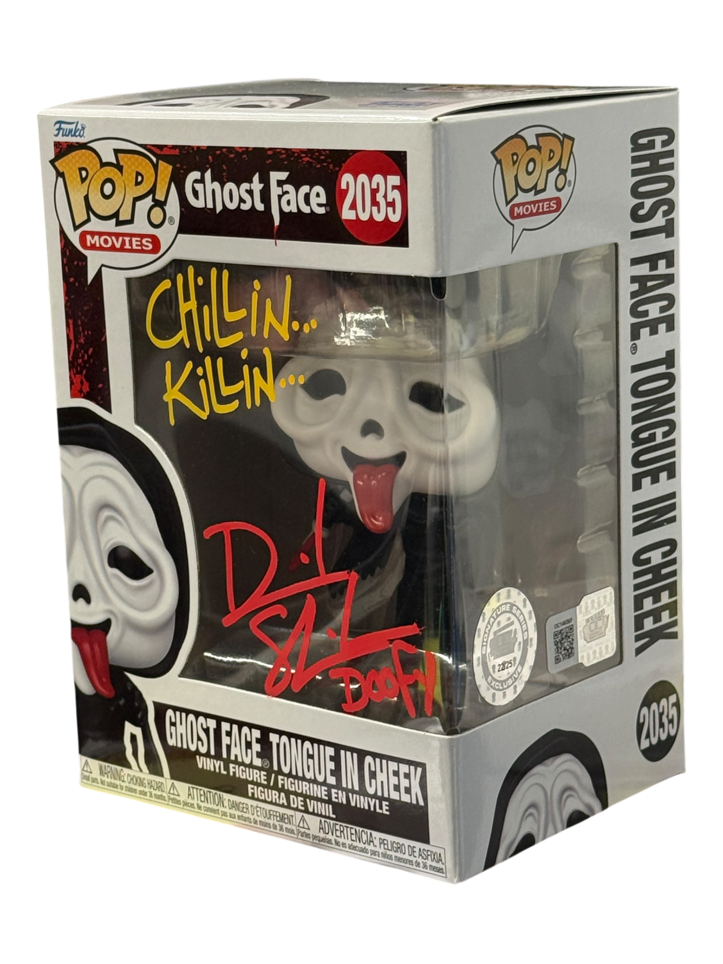 Dave Sheridan: Scary Movie Tongue in Cheek Ghost Face Funko Pop! #2035 (#/25)