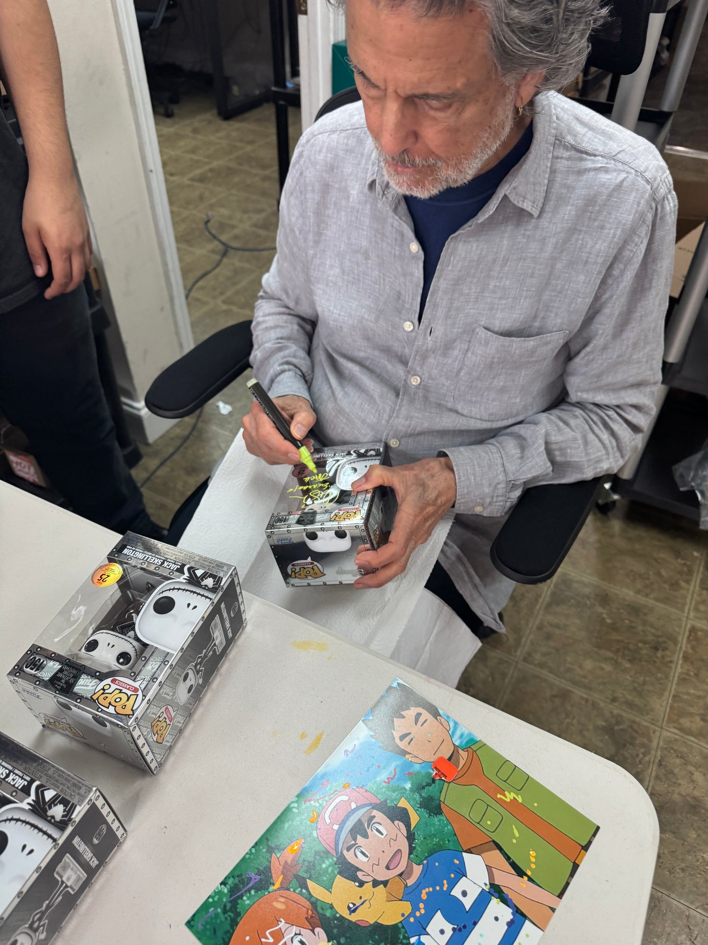 Chris Sarandon Signed Jack with Zero Disney's The Nightmare Before Christmas Funko Pop!