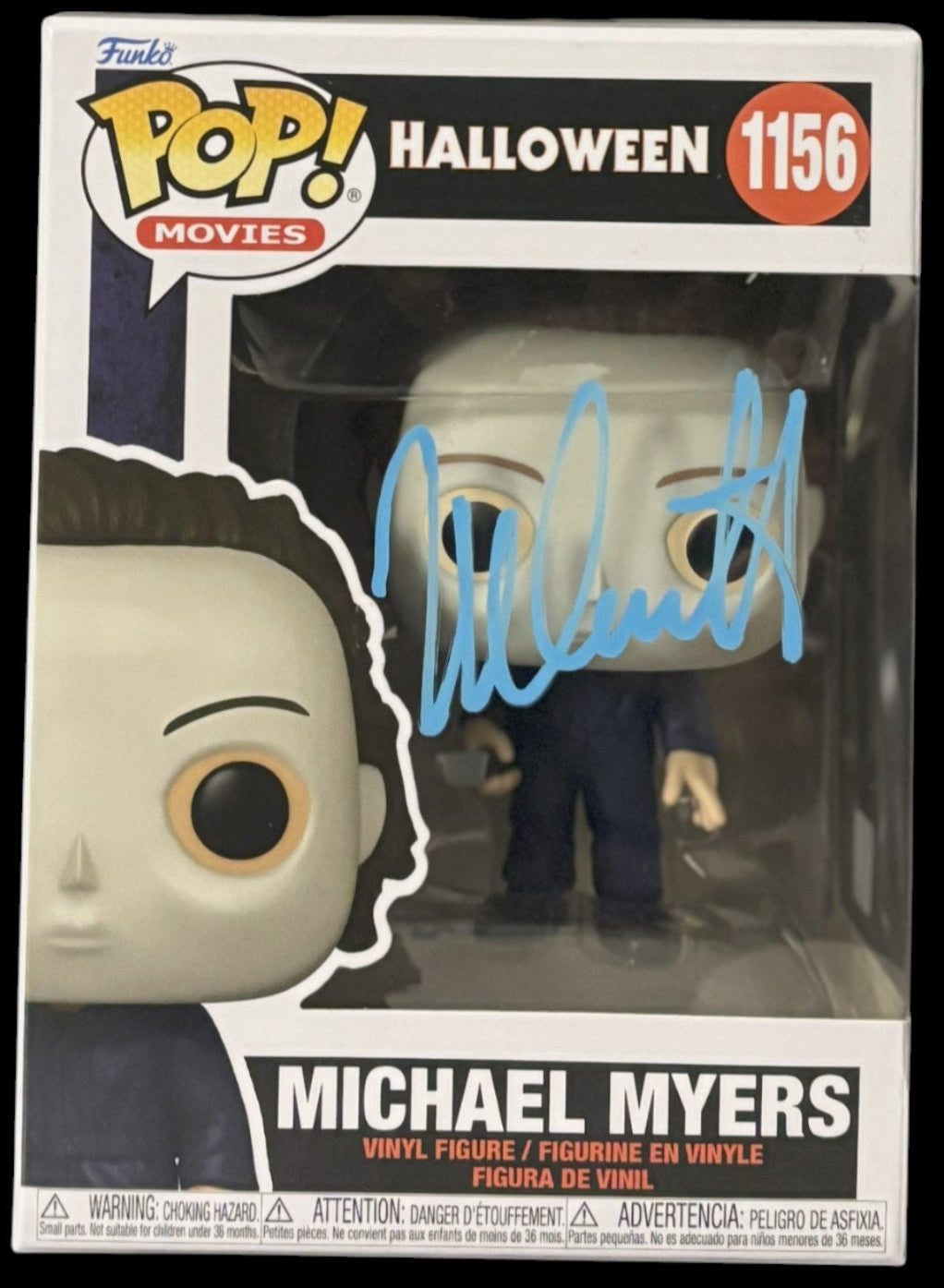 Nick Castle signed Michael Myers Halloween Funko Pop! - Light Blue