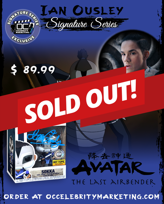 Ian Ousley Signature Series: Avatar The Last Airbender Hot Topic Exclusive Sokka Funko #1482 (#/100)