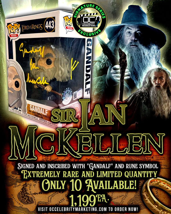 Sir Ian McKellen: Lord of the Rings Gandalf Funko Pop! #443 (#/10)