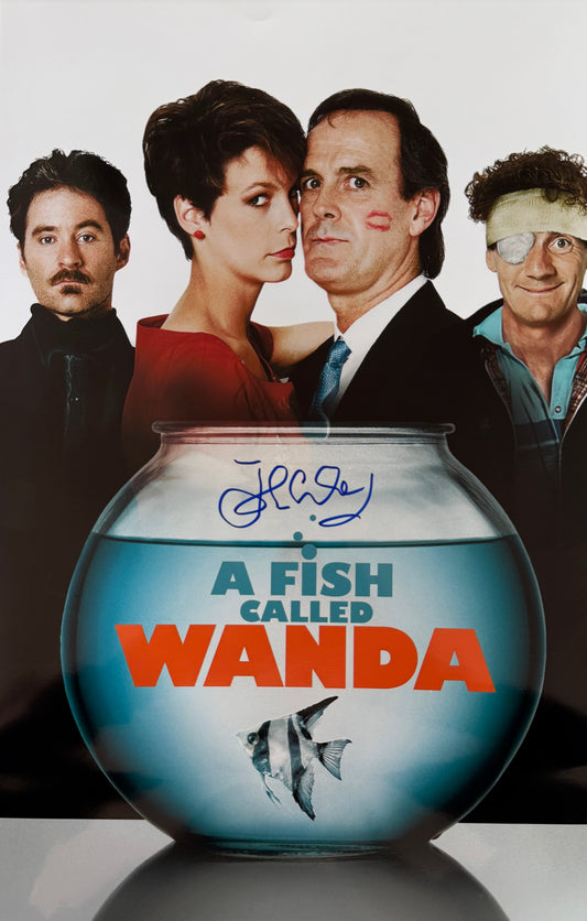 John Cleese signed 11x17 A Fish Called Wanda movie poster photo