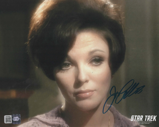 Joan Collins signed 8x10 Star Trek: The Original Series photo 1B