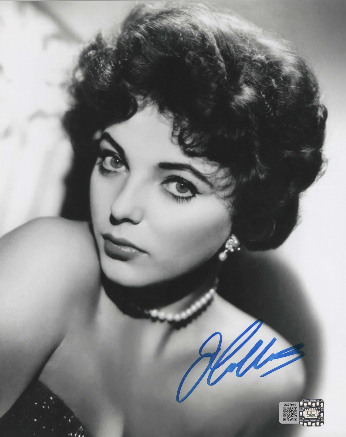 Joan Collins signed 8x10 photo 1A