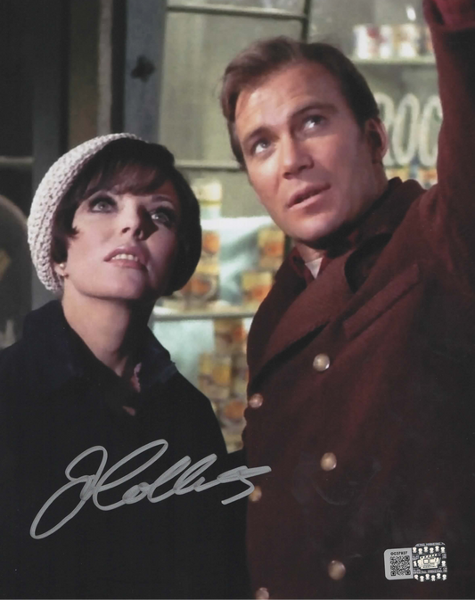 Joan Collins signed 8x10 Star Trek: The Original Series photo 1A