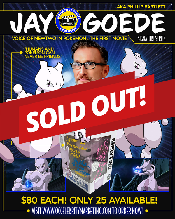 Jay Goede Signature Series: Pokemon Mewtwo Funko #581 (#/25)