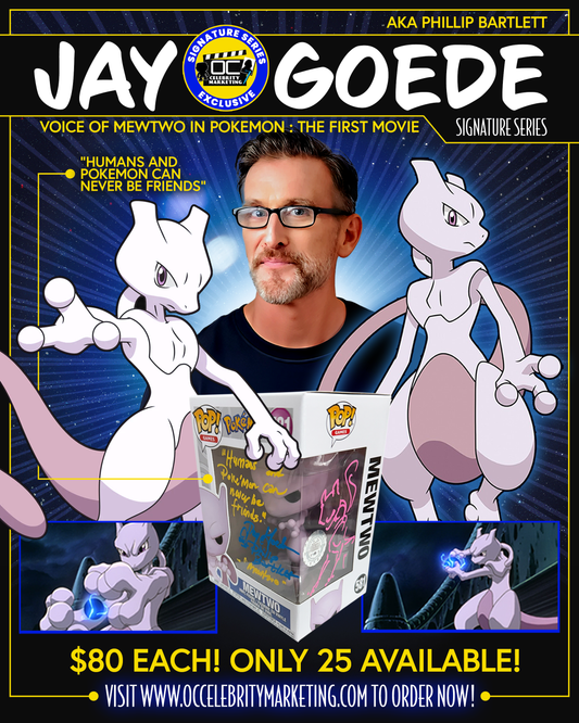 Jay Goede Signature Series: Pokemon Mewtwo Funko #581 (#/25)