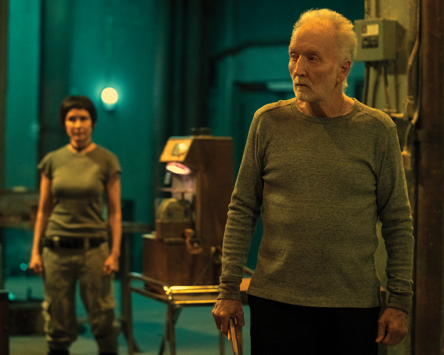 Jigsaw & Amanda – Standing Scene Photo Saw X (8x10, 11x14) Pre-Order