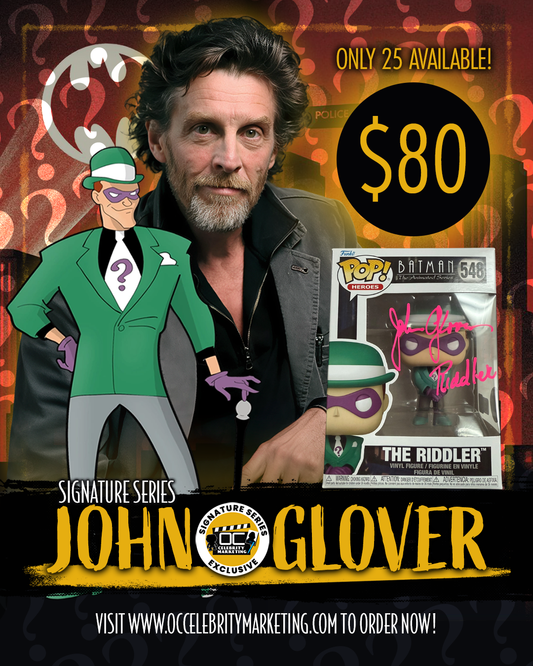 John Glover Signature Series: Batman The Animated Series The Riddler Funko Pop! #548 (#/25)