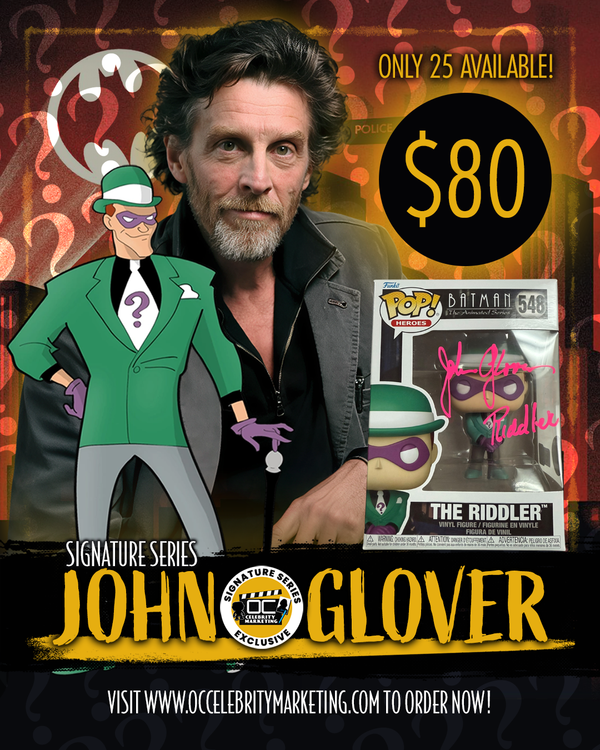 John Glover Signature Series: Batman The Animated Series The Riddler Funko Pop! #548 (#/25)