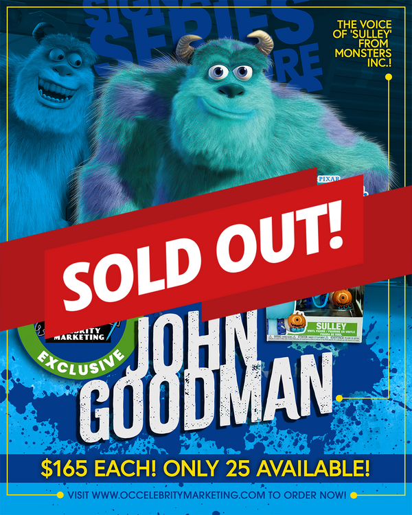 John Goodman Signature Series: Pixar Monsters Inc. Sulley Funko Pop! #1488 (#/25)
