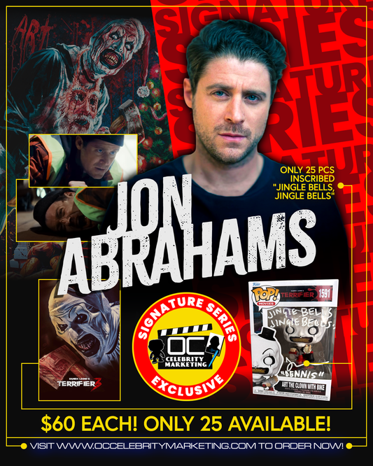 Jon Abrahams Signature Series: Terrifier Art the Clown with Bike Funko Pop! #1591 (#/25)