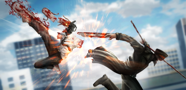 Jason Marnocha signed Chainsaw Man Katana Man Image #1 (8x10, 11x17) Pre-Order