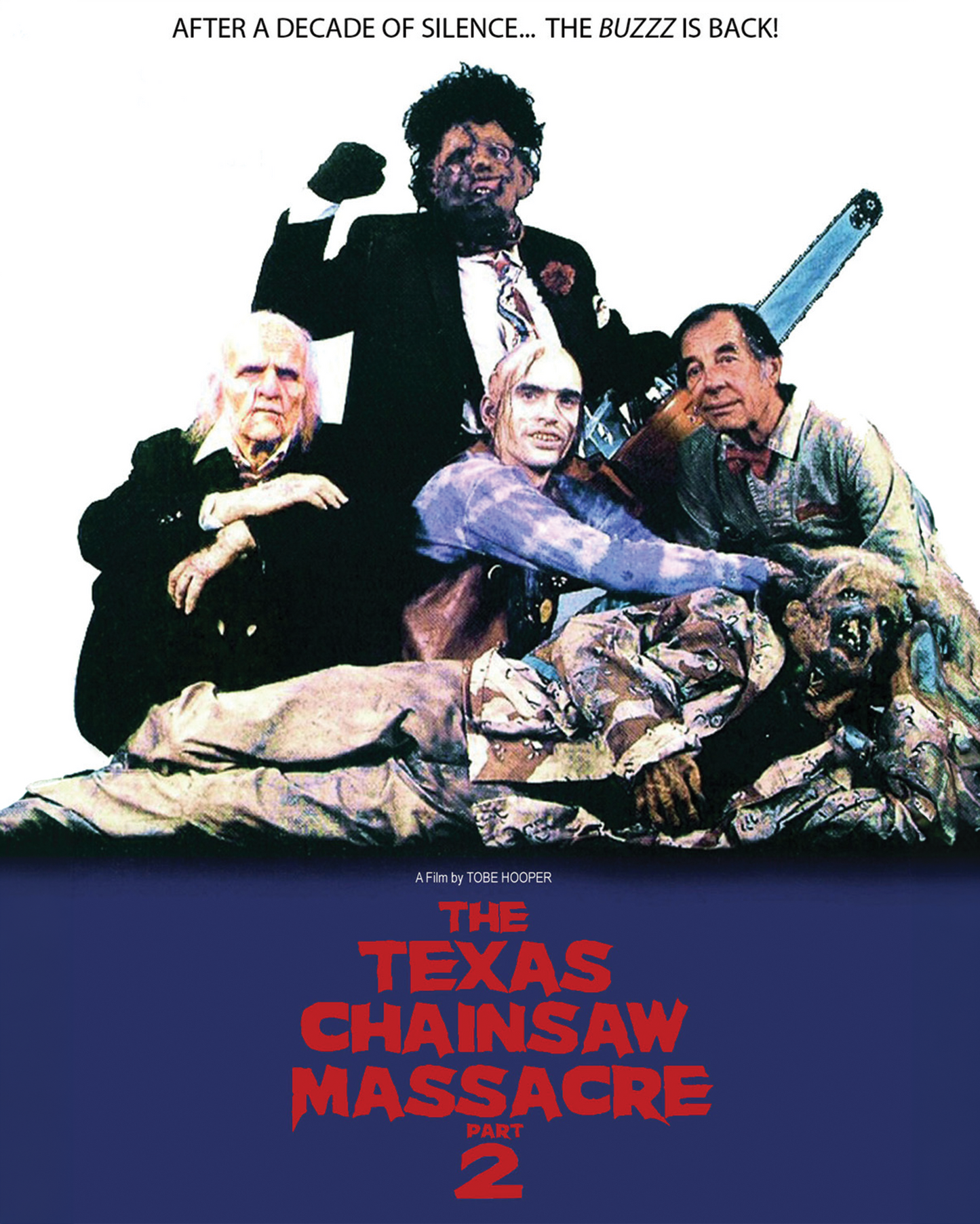 Tom Morga signed The Texas Chain Saw Masacre Part 2 Poster Image #4 (8x10, 11x17) Pre-Order