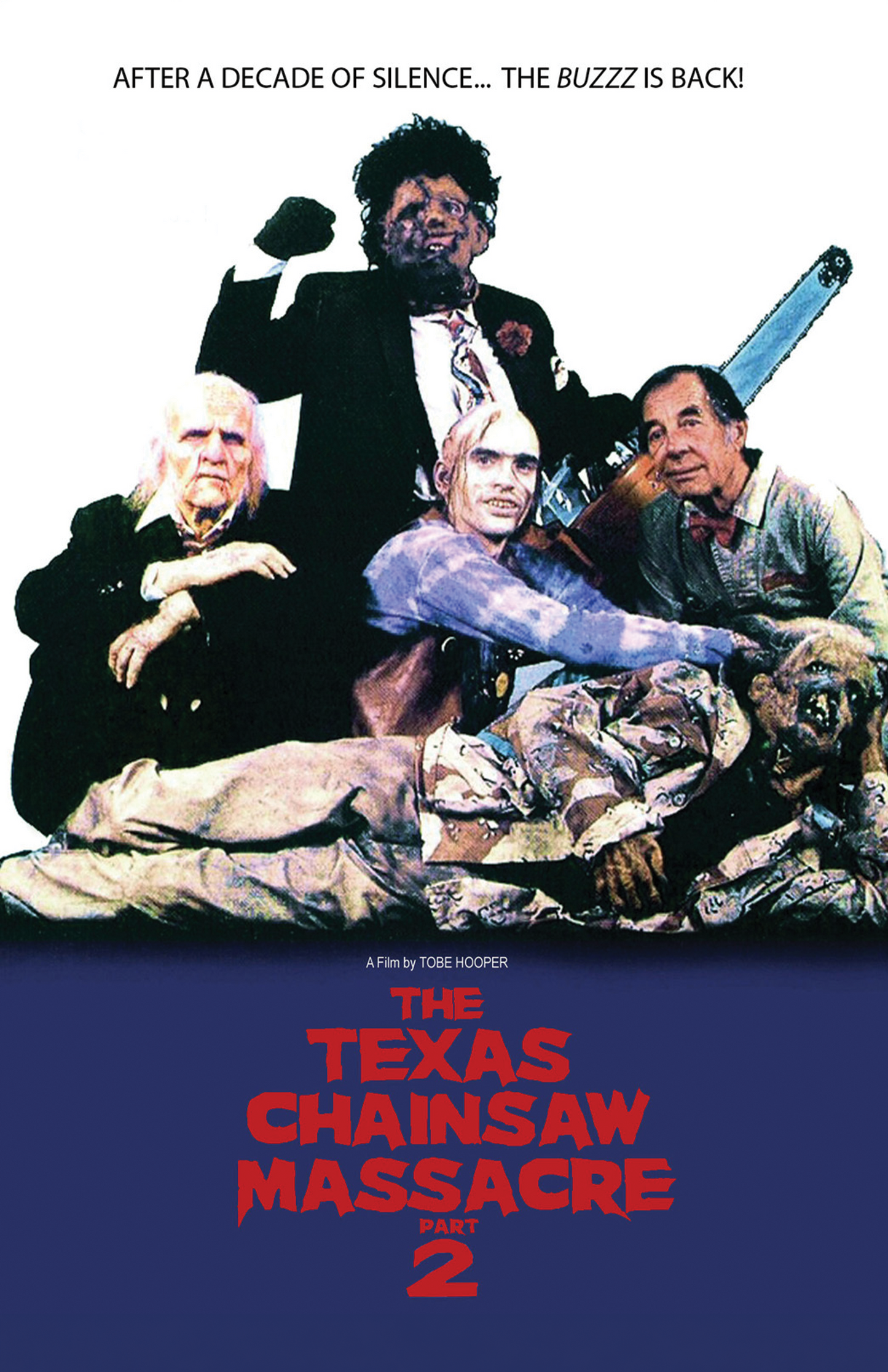 Tom Morga signed The Texas Chain Saw Masacre Part 2 Poster Image #4 (8x10, 11x17) Pre-Order
