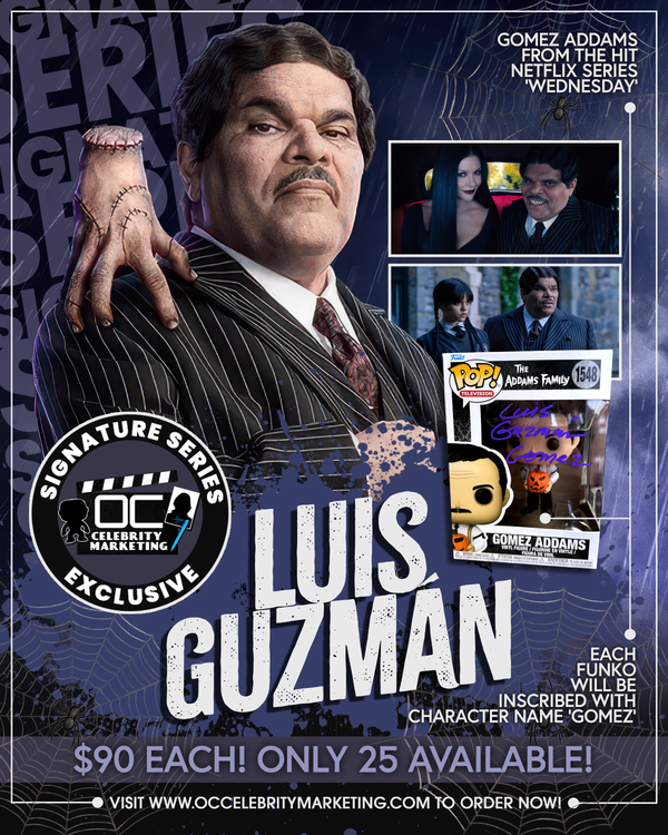 Luis Guzman Signature Series: The Addams Family Gomez Addams Funko #1548 (#/25)