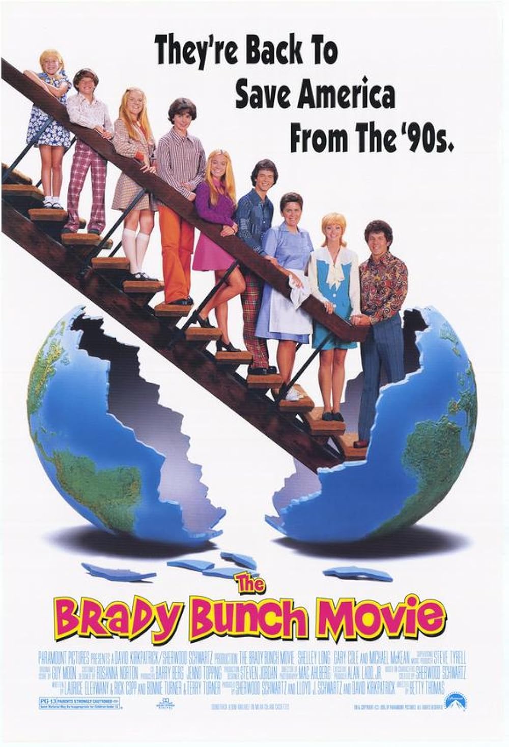 Christopher Daniel Barnes signed The  Brady Bunch Movie Poster Image (8x10) Pre-Order