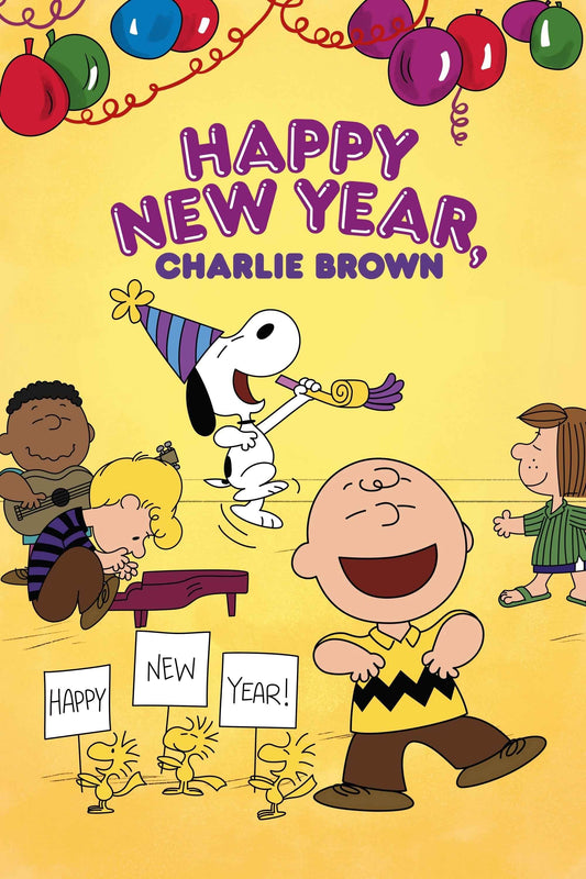 Jeremy Miller signed Peanuts Happy New Year Charlie Brown Poster Image (8x10, 11x17) Pre-Order