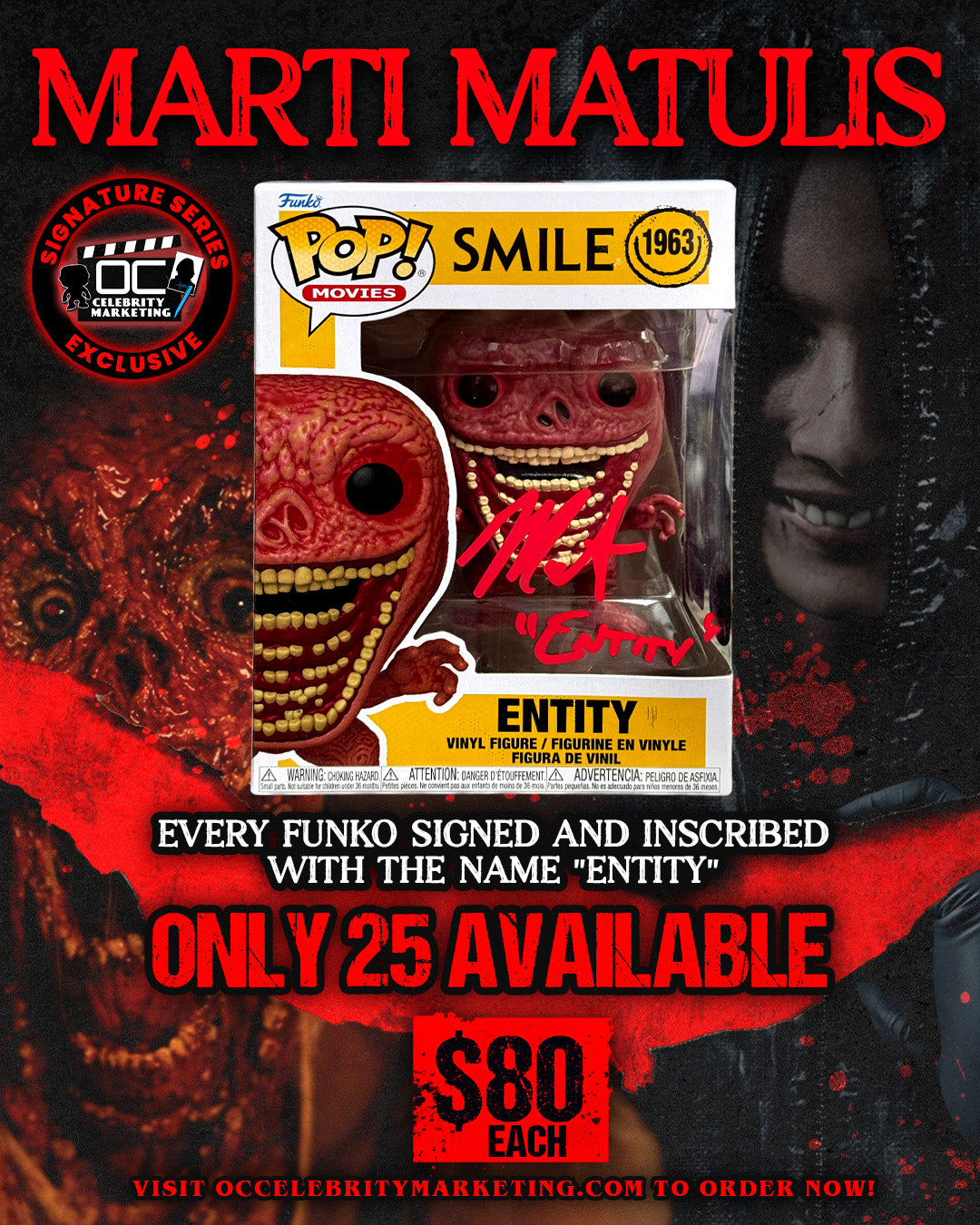 Marti Matulis: Smile Entity Funko Pop! #1963 (#/25)