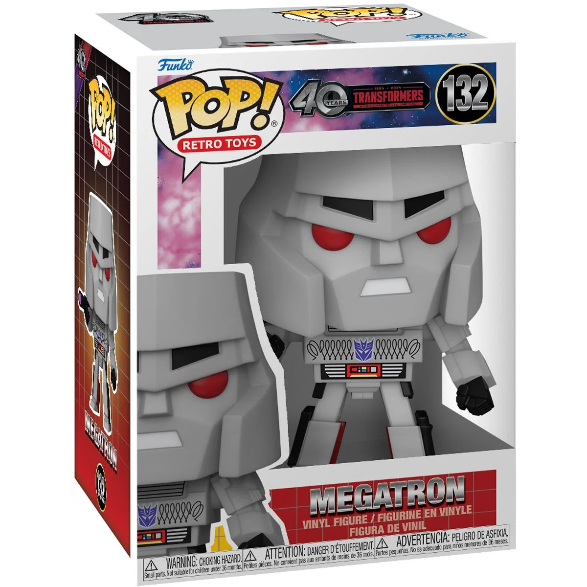 Frank Welker signed 40 Years of Transformers Megatron Funko Pop! #132 Pre-Order
