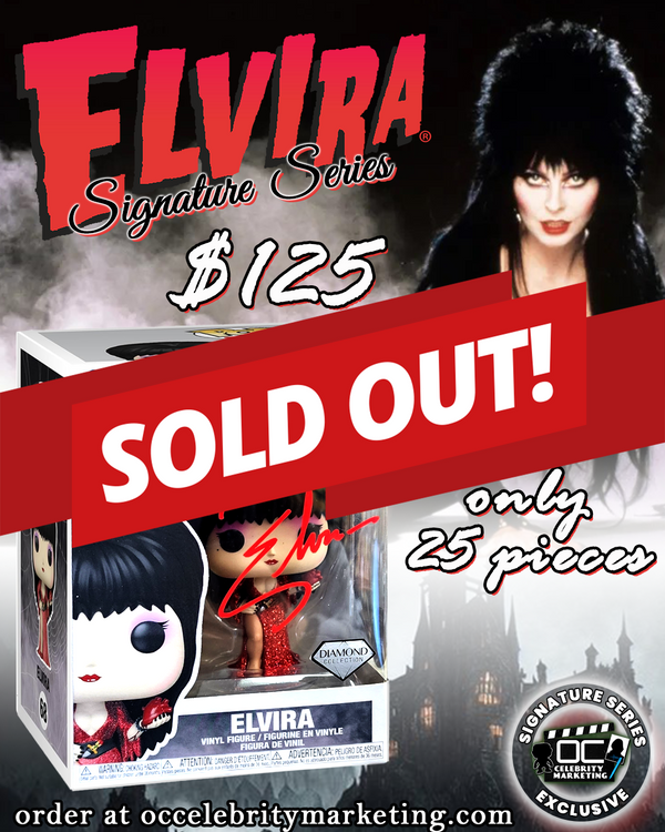 Elvira Signature Series: 40 Year Anniversary Diamond Edition Elvira Funko #68 (#/25)