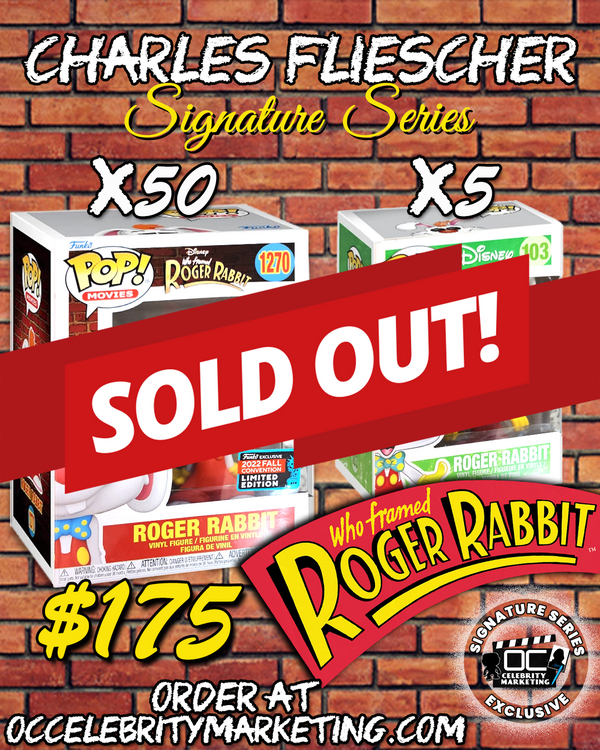 Charles Fliescher Signature Series: Roger Rabbit Funko Pop! (#/50)