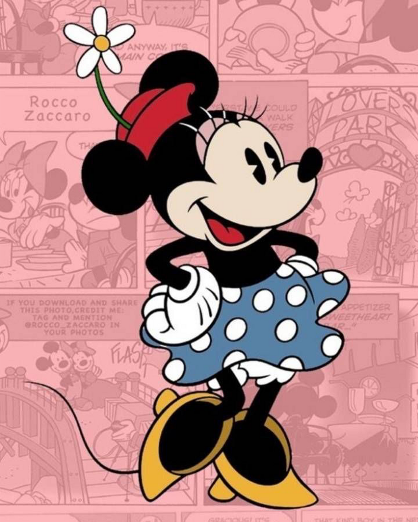 Kaitlyn Robrock Signed Minnie Mouse Image #1 (8x10 or 11x14) – Pre-Order