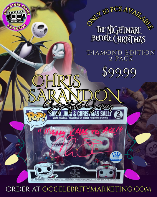 Chris Sarandon Signature Series: The Nightmare Before Christmas Santa Jack and Christmas Sally  2 Pack (#/10)
